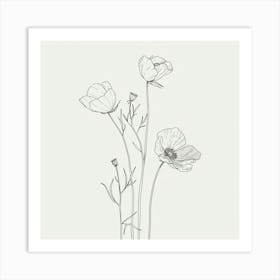 Poppies 45 Art Print