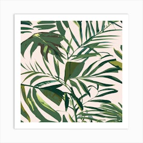 Tropical Leaves 1 Art Print