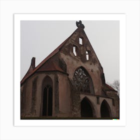 Lost Church Architecture Medieval Art Print