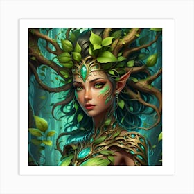 Elven Girl Art Print