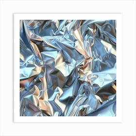 Metallic Foil Background 3 Art Print