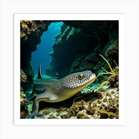 Eagle Ray 1 Art Print