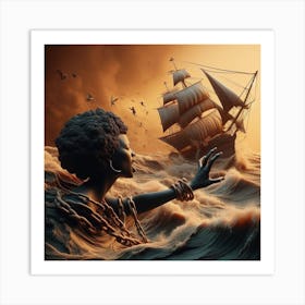 'Sailing Ship' Art Print