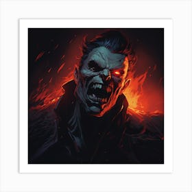 Demon Face Art Print