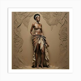 African Woman Art Print