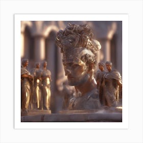 Bust Of Aphrodite Art Print