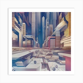 Only Space For Steel And Glass Pt2 Art Print