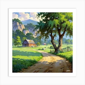 Country Road 16 Art Print