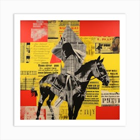 'The Horse And Flag' Art Print