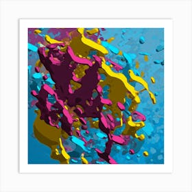 Splatter Art Print