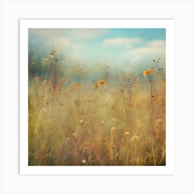 Field Of Flowers Art Print