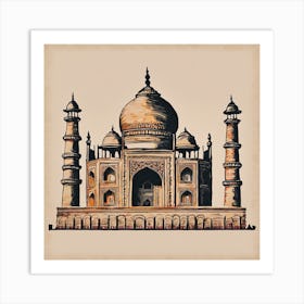 Taj Mahal Art Print