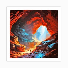 Caves 5 Art Print