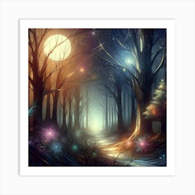 Moonlit Magic 2 Art Print