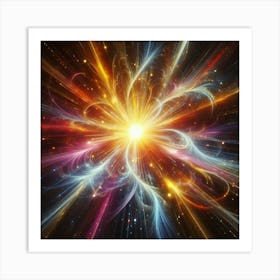 Nebula Burst 2 Art Print