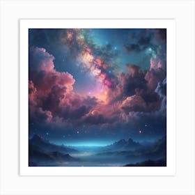 Sky And Clouds Art Print