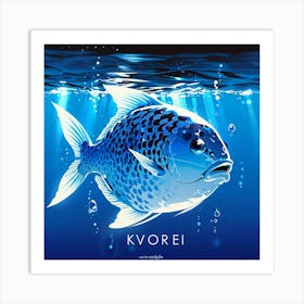 Koori Fish Art Print