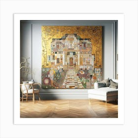 House By Gustav Klimt 2 Art Print