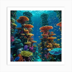 Coral Reef 1 Art Print