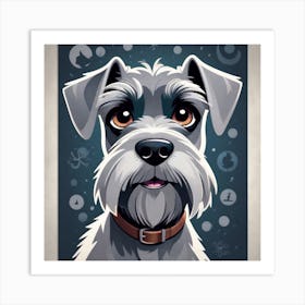 Schnauzer Art Print