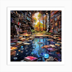 Library Art Print