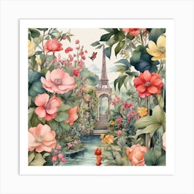 Paris Garden Art Print