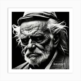 Old Man With Beard Art Print