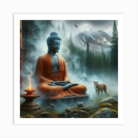 Buddha Mist Art Print