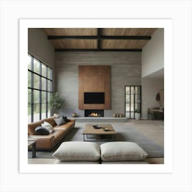 Modern Living Room 19 Art Print