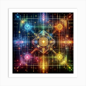 Chakras - Sacred Geometry Art Print