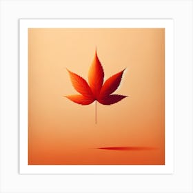 Maple Leaf Art Print