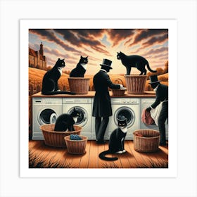 Laundry Day 4 Art Print