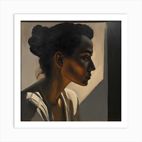 Portrait Of A Woman Art Print