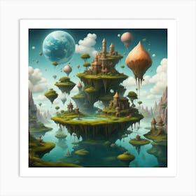 Fantasy Island 4 Art Print