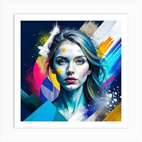 Portrait Of A Woman 2 Art Print