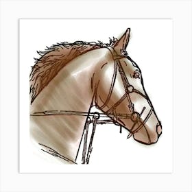 Horse Head 2 Art Print