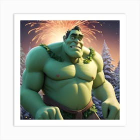 Incredible Hulk Art Print