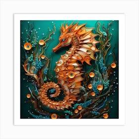 Seahorse 14 Art Print