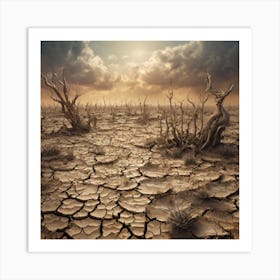 Dry Land 8 Art Print