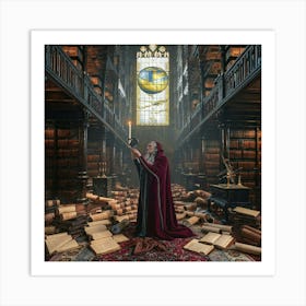 Colossal Library Art Print