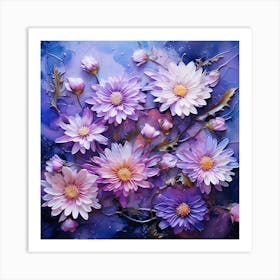 Dahlias 2 Art Print