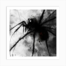 Black And White Mosquito Art Print