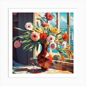 Flowers In A Vase Art Print