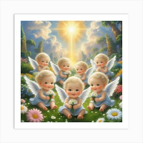 Angels 3 Art Print