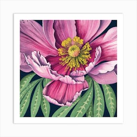 Pink Peony 2 Art Print