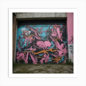 Vivid Dreams Graffiti Art Print