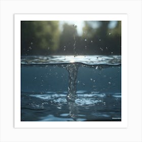 Water Drop 3 Art Print