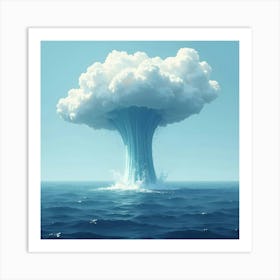 Atomic Cloud Art Print