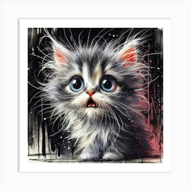 Kitty Cat 1 Art Print