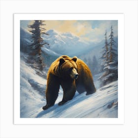 Grizzly Bear Art Print